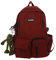 Harajuku Rucksack Y2K Grunge Ästhetische Neuheit Cool Dark Academia Frosch Gorilla Anhänger Kawaii Korea Grafitti Rucksack, rot, L