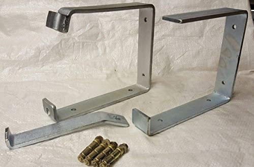 Cobra Pro UK LOCKABLE LADDER STORAGE BRACKETS 27x17x4cm *SUITABLE FOR TRIPPLE LADDERS* Inc. WALL BOLTS HEAVY DUTY