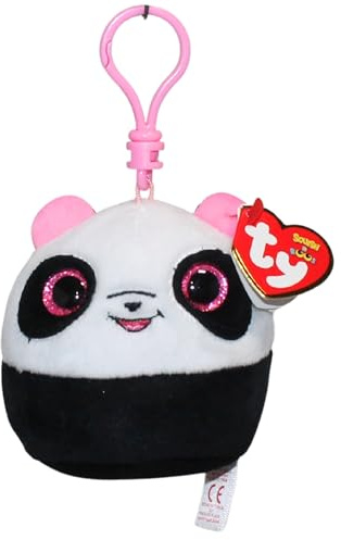 TY Bamboo Panda Squishy Beanie Clip