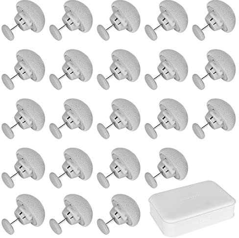 Vegena Lot de 22 Pince Couette, Attache Couette, Clip Couette, Clip de Housse de Couette, Clip Fixateur Housse de Couette, Clip Couette de Lit Motif Champignon pour Matelas Housse de Couette