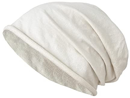 JOPHY & CO. Berretto 100% cottone Elastico e Lungo Unisex per Adulti Uomo Donna e Bambini Cappello in Stile Slouch Leggero cod.1213 (Beige, Adulto)