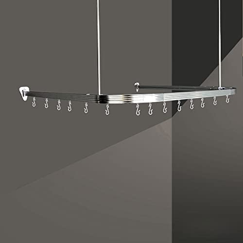 DUSCHVORHANG STANGE WINKELSTANGE DUSCHSTANGE FÜR DUSCHVORHANG VORHANGSCHIENE BARRIEREFREI WEISS CHROM (BADENA UX Silber)