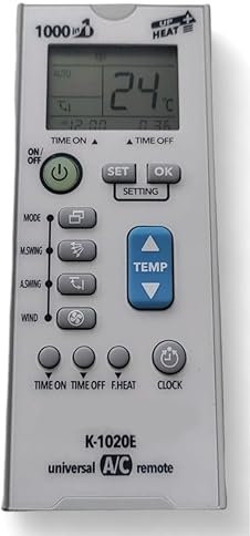 Telecomando Universale per Condizionatore - Compatibile Multimarca - Programmazione Manuale e Automatica Scopri il telecomando universale per climatizzatori 1000 codici