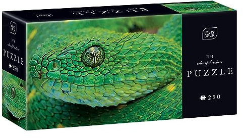 Interdruk Puzzle 250 48x33 cm Animals Tiere - Snake - Schlange