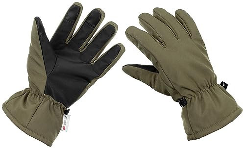 MFH Fingerhandschuhe, Soft Shell, 3M™ Thinsulate™ (grün, M)