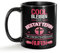 Tassendruck Schwarze Tasse für Bestatterin mit Name - Cool bleiben und Name rufen - Geschenk für Kollegin zum Geburtstag | Personalisierte Geschenke, Keramik Schwarz, 300 ml