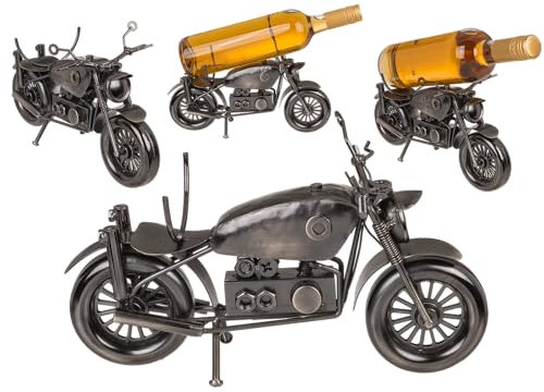 Porte bouteille métal moto IV 30 x 17,5 cm