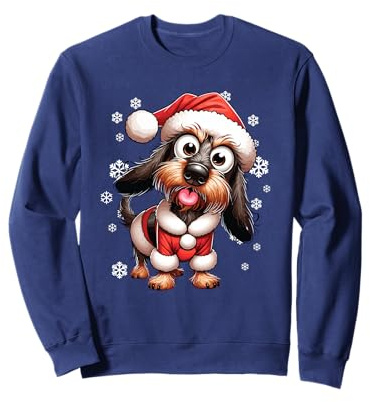 Rauhaardackel Hund Weihnachten Sweatshirt