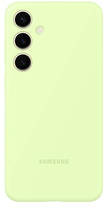 SAMSUNG Galaxy S24+ Plus Silicone Phone Case, Protective Cover with Color Variety, Smooth Grip, Soft and Sleek Design, Snug Fit, US Version, EF-PS926TGEGUS, Light Green