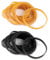 Elastic Bands Heavy Duty 100Pcs Thick rubber bands100x5mm Natural Strong Money Elastic Bands Wide Rubber Band Stationary Stretchable Bands for Home School Office Workshop Accessories,Black/Khaki