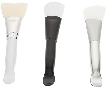 Mikinona Ensemble De 3 Cuillères À Mélanger En Silicone Pour Le Visage Faciles À Utiliser À Nettoyer