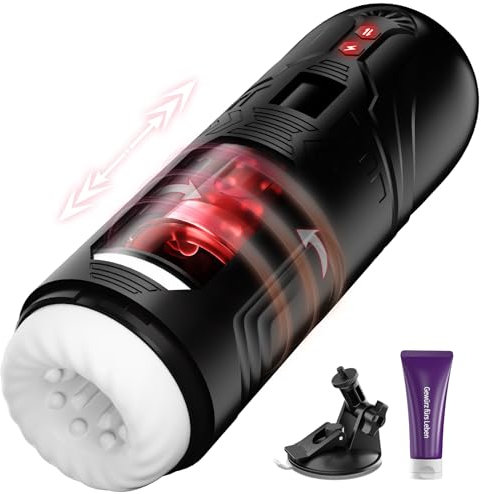 YIMOOCH Automatic Male Masturbator Cup Sex Toys for Men with 7 Telescopic ＆ Rotating Vibration, Male Sex Toys for Penis Stimulation, Adult Sex Toys4mens UK Penis Pump Vibrator Stroker Toy Men Sex Toy