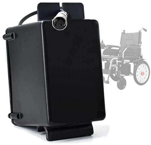 FREEDOH Elektrischer Rollstuhl-Akku, 24 V, Lithium-Ionen-Akku, 10 Ah, 12 Ah, 15 Ah, 20 Ah, wiederaufladbarer, Abnehmbarer Akku für 0–500 W-Motor,24v12ah