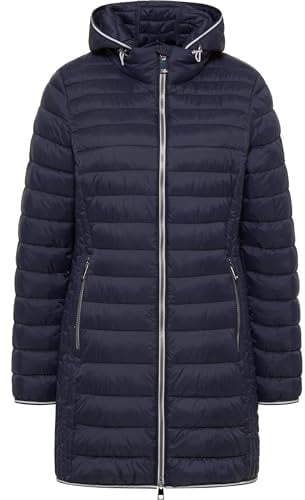 BARBARA LEBEK Lange Steppjacke Damen mit Kapuze