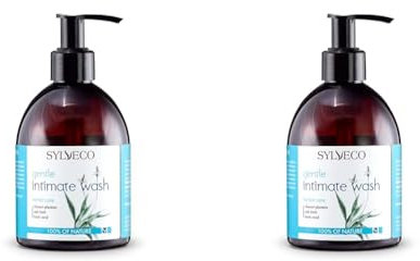 SYLVECO mildes Intim Waschgel 300ml - Intimpflege Vegan Naturkosmetik für Damen und Männer (Packung mit 2)