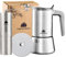 Groenenberg Espressokocher Induktion 4 o. 6 Tassen Espresso I Mokkakanne aus hochwertigem Edelstahl I Espressokanne mit Ersatzdichtung & Reduziersieb