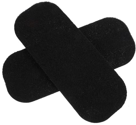 WHAMVOX 2pcs Ceiling Fan Activated Carbon Filters for Blades Air Purifying Fan Filters Self-adhesive Pad Easy to Install and Clean