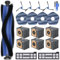 AIFIZO 19 Pack X10 Accessories Kit Compatible with Eufy X10 Pro Omni Vacuum Cleaner, 1 Roller Brush, 4 Side Brushes and Vacuum Mop Cloths, 2 Filters, 6 Dust Bags, 1 Cleaning Brush, 1 Screwdriver