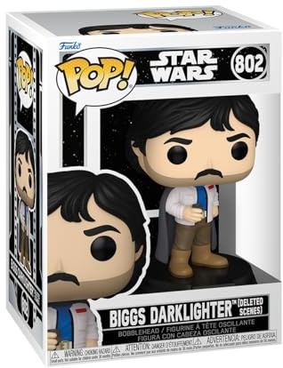 Funko POP! Star Wars: Deleted Scenes - Biggs Darklighter | Offizielles Sci-Fi Merch - Vinyl Sammelfigur als Regal Deko - Geschenkidee zum Geburtstag für Fans und Sammler