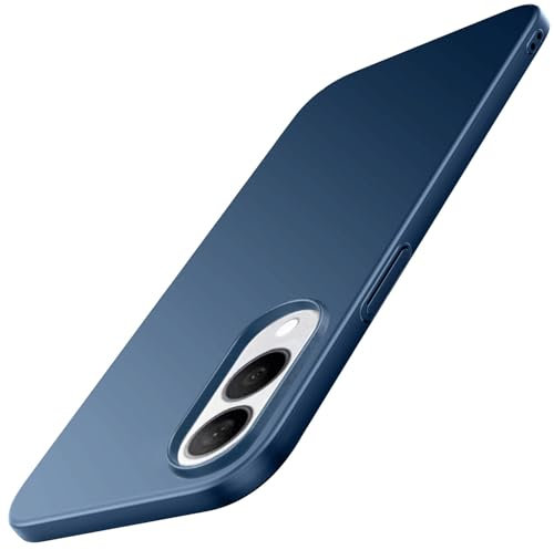 Galful Ultradünne Handyhülle Samsung Galaxy S25 Edge Hülle 6.66”,Slim Schutzhülle Matt PC Leicht Hartschale Kratzfest Anti-Rutsch Hardcase für Samsung S25 Edge 5G Case Cover-Graublau