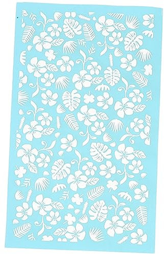 DIYEAH 1 Blatt Siebdruck-vorlage Seide Kunst Schablonen Modelliermasse Schablonen Zum Malen Quadratische Schablonen Siebdruck Aus Stempel Aus Ton Ton-bastelschablone Polyester