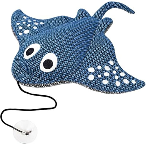 Veesper Hot Tub Scum Absorber Manta Ray Shape, 14x13 Reusable Oil Absorber Sponges for Spa Bathtubs, Washable Foam Cleaner Pads for Adults Hot Tubs, Swimming Pools, Jacuzzis