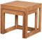 MR. DEKO® Beistelltische Verwood 2er Set Teak | Outdoormöbel Tisch | Stabile Tische für Balkon, Terrasse, Wintergarten, Garten