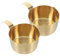 Alipis 2 Pezzi Coppa di estrazione in acciaio inossidabile Accessori per produttori di caffè espresso Accessori per macchine per caffè espresso brocca per schiumare il caffè D'oro