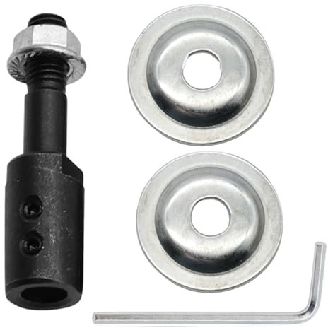 Obelunrp 1 Set Angle Grinder Extension Connecting Rod 10mm Motor Arbor Adapter Bench Grinder Extension Shaft Arbor Extender for Polisher Sander Polishing Grinding, Bench Sander