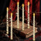 6 Stück Flammenlose Halloween Kerzen LED, Halloween Deko Innen Led Stabkerzen Mit Geist, Kürbis, Fledermaus, 2 x 27.5 cm, Helloween Tischdeko, LED Kerzen Flackernd Für Party Tischdeko Weihnachten