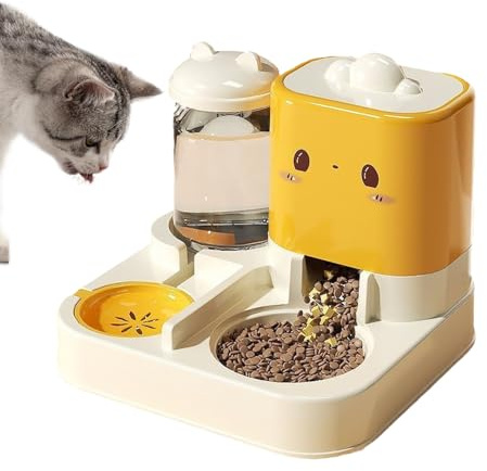 Automatische Futterspender für Katzen – Pet Faisier Katzen- und Hundefutter | Tierfutterspender mit Knopfsteuerung | Lebensmittelabteilungen S