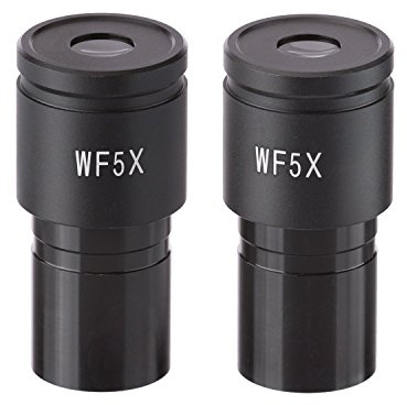 AmScope EP5X23 5X Pair of Microscope Eyepieces (23mm)