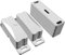 Schabus SHT 3001 Schließer, universal Reed-Kontaktschalter für Alarmanlagen, Endschalter, Modellbau, LED-Innenbeleuchtung Kleiderschrank, grau