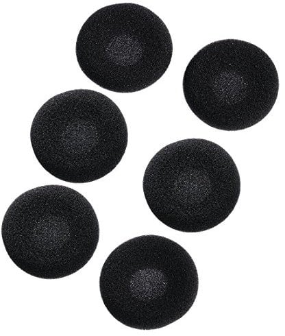 Thomson EARA120 Schaumstoff-Ohrpolster für Kopfhörer, ø 45 mm, universal, 6 Stück, schwarz/grau