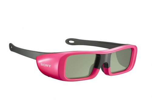 Sony TDG-BR50P Lunettes 3D Actives petite taille roses lunettes compatibles avec les écrans Sony 2011 série EX720