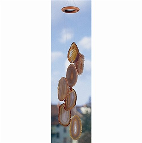 Unbekannt Achat Mobile - Feng Shui Klangspiel - Windspiel, Große Achat-Scheiben ca. 6-8 cm