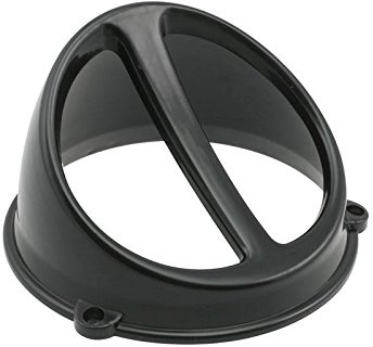 Lüfterspoiler Air Scoop schwarz - universal