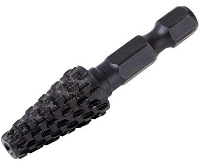 wolfcraft 4381000 Râpe WS à Métal conique queue 6 pans ø 6-11 x 22 mm