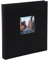 goldbuch 27977 Fotoalbum mit Fensterausschnitt, Bella Vista, Erinnerungsalbum 30 x 31 cm, Foto Album 60 schwarze Seiten mit Pergamin-Trennblättern, Fotobuch aus Leinen, Schwarz
