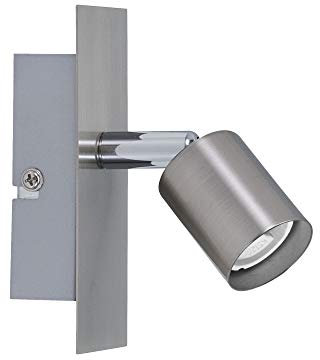 Paulmann Spotlight Georgia max. 1x10W GU10 Nickel gebürstet 230V Metall