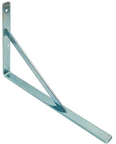 Systafex® Stegkonsolen Regalträger Schwerlastkonsole Regalwinkel Konsole Regalhalter Schwerlastträger (550mm x 360mm, Zink)