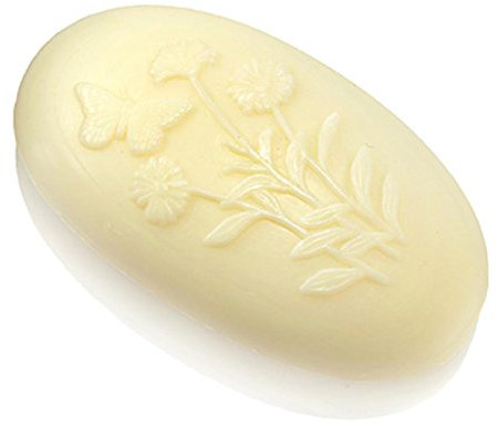 Ovis-Seife oval Wiesenduft Relief 10x5,5 cm 110 g