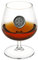 English Pewter Company 14.5oz Brandy Cognac Snifter Glass with Monogram Initial - Personalised Gift with Your Choice of Initial (T) [MON220]