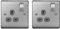 Pack of 2 x BG NBS21G Brushed Steel/Satin Chrome Single Switch Sockets - 13amp