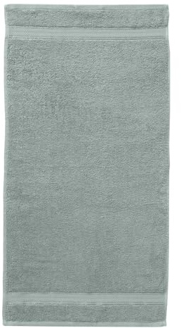 G BETTWARENSHOP Frottierserie Essential – Hochwertige Handtücher aus 100% Baumwolle – Saugstark, Weich & Pflegeleicht Handtuch 50x100 cm, Silber