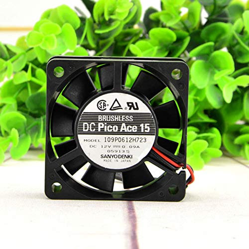 109P0612H723 12V 0.09A 6CM 6015 Industrial mute cooling fan