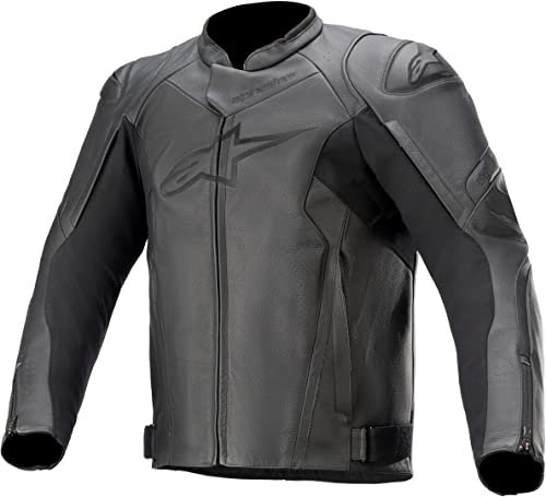 Alpinestars Faster V2 Leather Jacket Black/Black