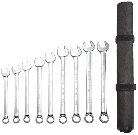 Stanley Ring and Open End Jumbo AF Spanners 9-Piece Set