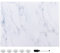 Navaris Magnettafel Magnetpinnwand Memoboard zum Beschriften - 33x43cm Tafel abwaschbar mit Magneten und Stift - Marmor Design Weiß