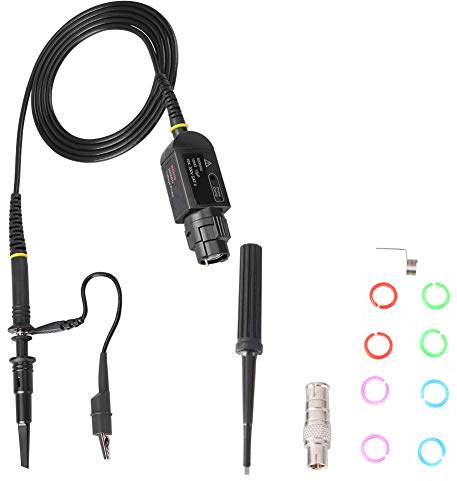 Tyenaza Oszilloskop Passiver Tastkopf, P6500 500MHz 10X Hochpräzises Oszilloskop P6500 Tastkopf Oszilloskop-Clip-Tastkopf Passiver Tastkopf-Clip